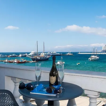 Mykonos Old Harbor Front Suite With Balcony Mykonos Town Exterior foto