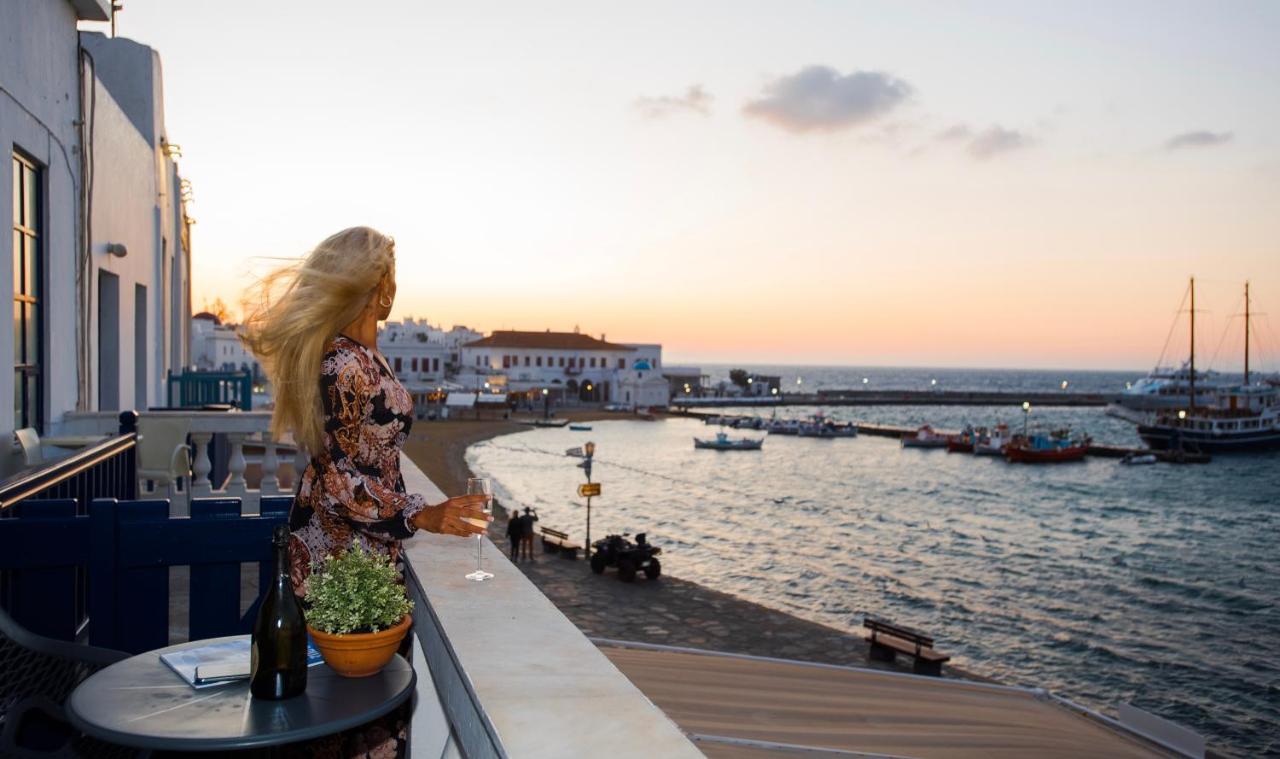 Ferienhaus Mykonos Old Harbor Front With Balcony